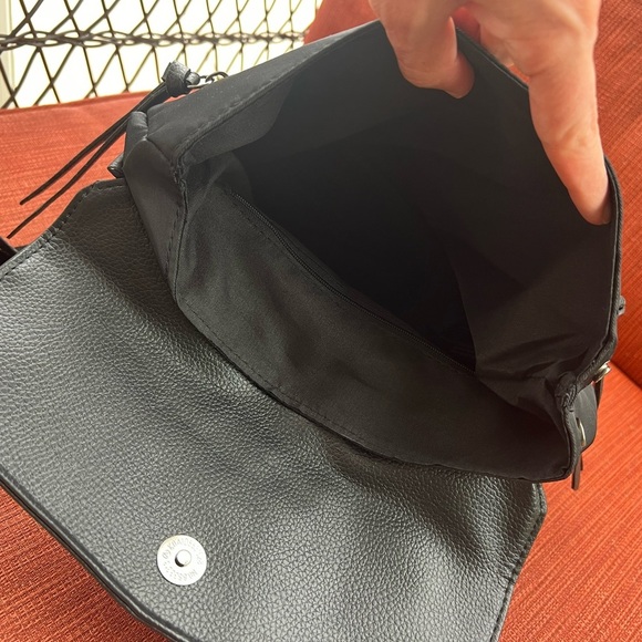 BOTKIER NEW YORK COUTURE AUTH-BLACK SLEEK PRADA LIKE NYLON TEXTURE LIGHT FEEL - Picture 9 of 12